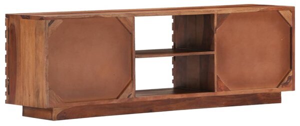 Tömör akácfából TV-szekrény 120 x 30 x 40 cm