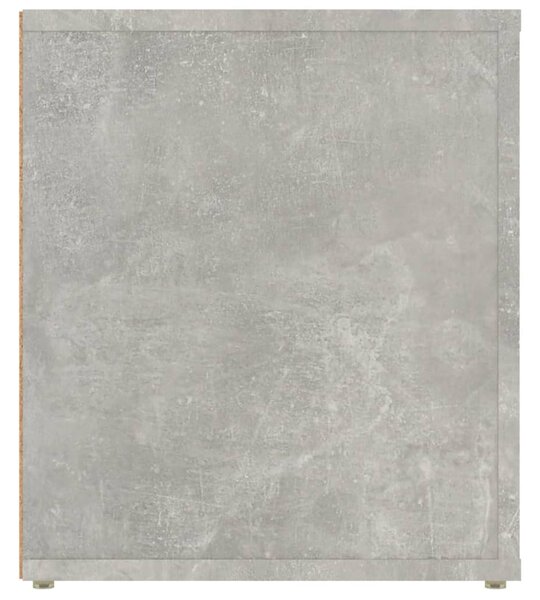 Betonszürke szerelt fa TV-szekrény 100x35x40 cm