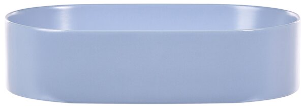 Pultra helyezhető mosdókagyló NICKERIE 50 x 33 cm Kerámia Világoskék