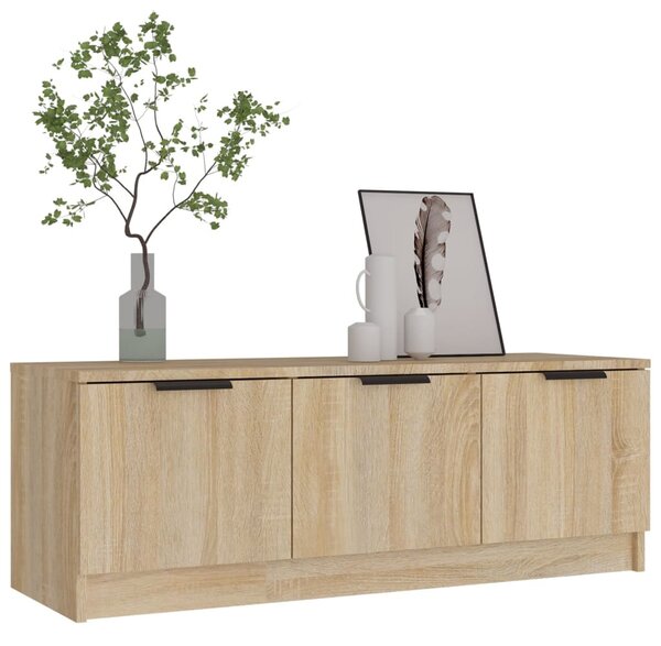 Sonoma tölgy színű szerelt fa TV-szekrény 102 x 35 x 36,5 cm