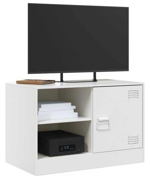 Fehér acél TV-szekrény 67 x 39 x 44 cm