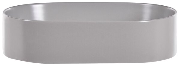 Pultra helyezhető mosdókagyló NICKERIE 50 x 33 cm Kerámia Szürke