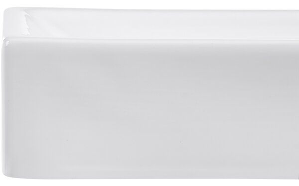 Pultra helyezhető mosdókagyló LIMARI 38 x 14 cm Kerámia Fehér Jobb oldali