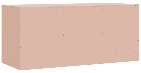 Rózsaszín acél TV-szekrény 99 x 39 x 44 cm