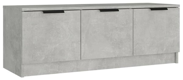 Betonszürke szerelt fa TV-szekrény 102 x 35 x 36,5 cm
