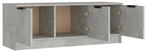 Betonszürke szerelt fa TV-szekrény 102 x 35 x 36,5 cm