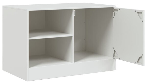 2 db fehér acél TV-szekrény 67 x 39 x 44 cm