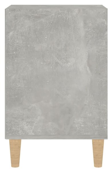 Betonszürke szerelt fa TV-szekrény 100 x 35 x 55 cm