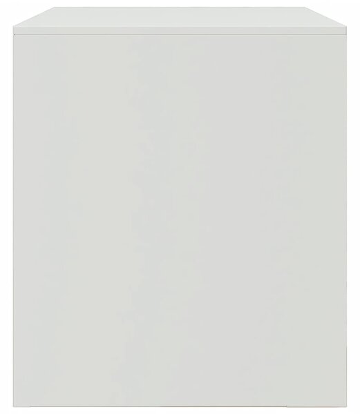 2 db fehér acél TV-szekrény 67 x 39 x 44 cm