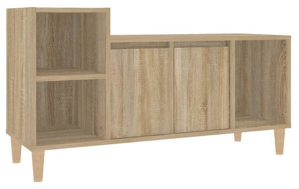 Sonoma tölgyszínű szerelt fa TV-szekrény 100x35x55 cm