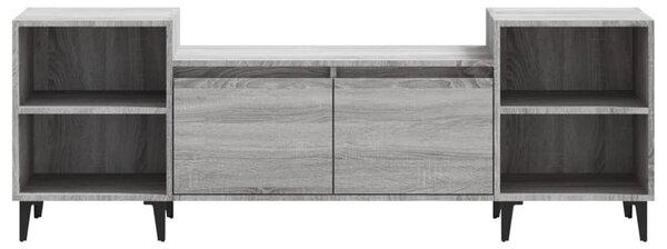 Szürke sonoma színű szerelt fa TV-szekrény 160x35x55 cm