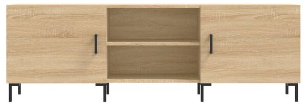 Sonoma tölgyszínű szerelt fa TV-szekrény 150x30x50 cm