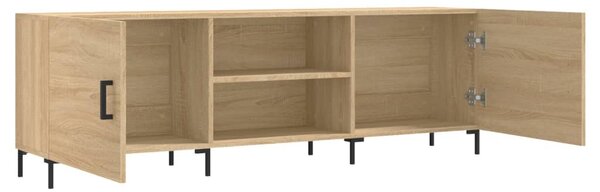 Sonoma tölgyszínű szerelt fa TV-szekrény 150x30x50 cm