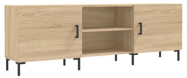 Sonoma tölgyszínű szerelt fa TV-szekrény 150x30x50 cm