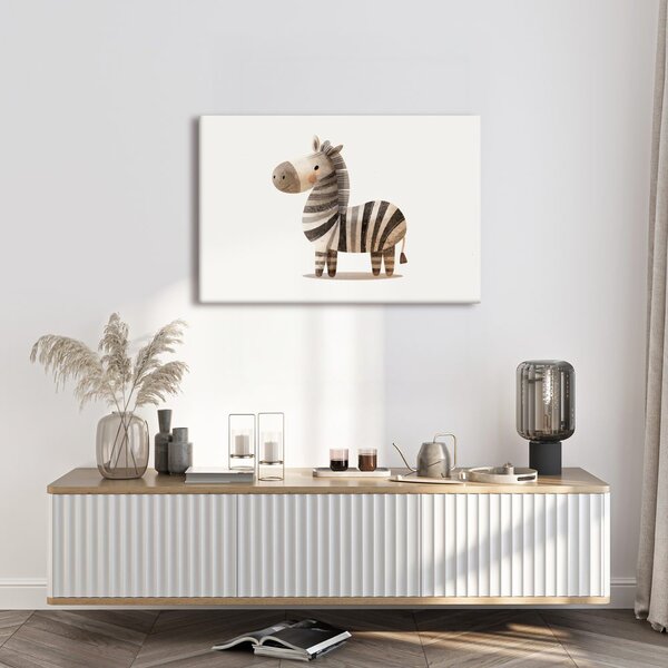 Kép aranyos rajzolt zebra