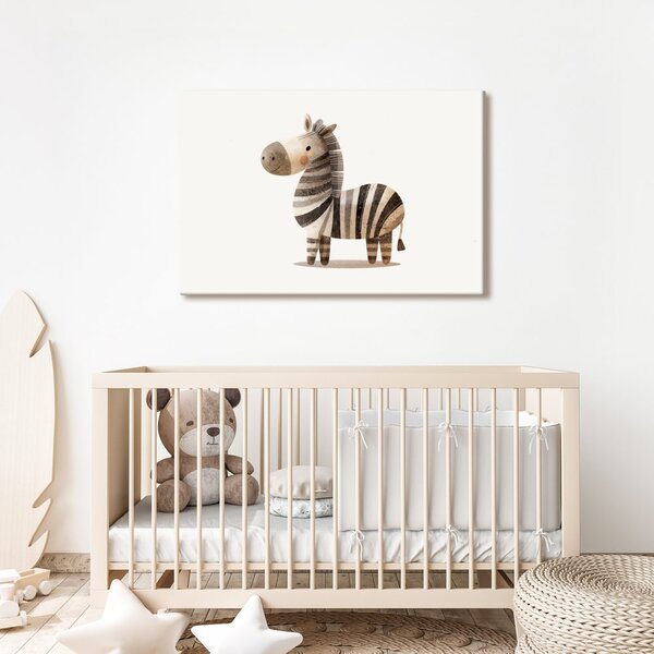 Kép aranyos rajzolt zebra