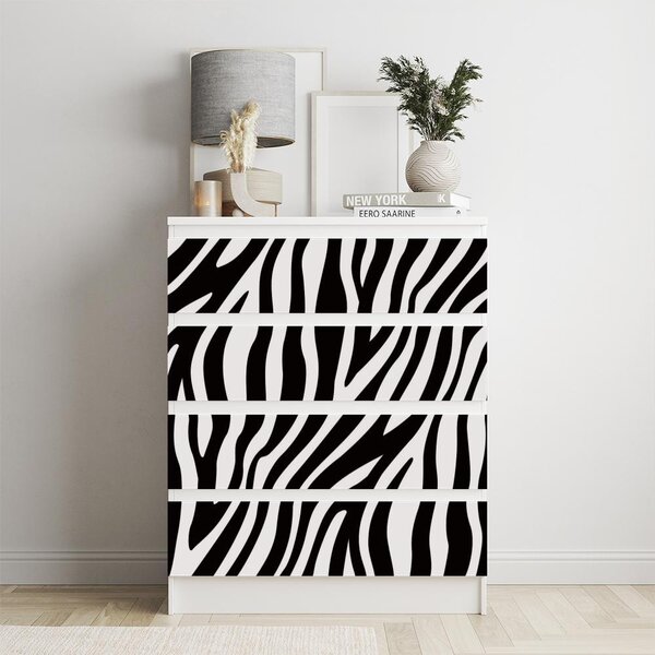 IKEA MALM bútormatrica - zebramintázat