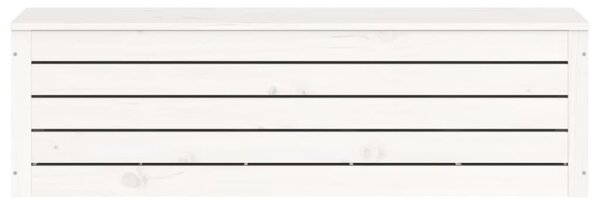 Fehér tömör fenyőfa tárolóláda 109 x 36,5 x 33 cm
