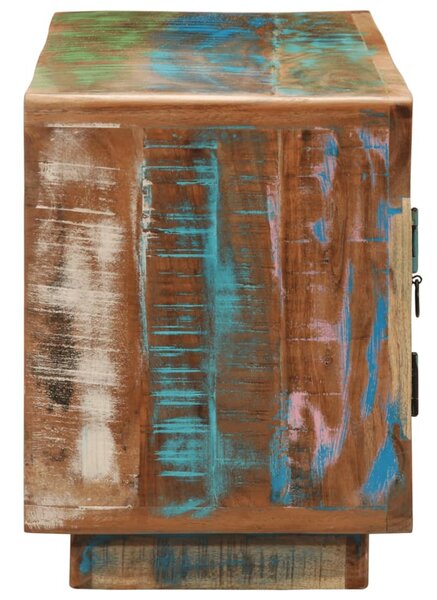 Tömör újrahasznosított fa TV-szekrény 110 x 30 x 40 cm