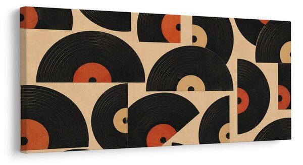 Kép stílusos vinyl körök