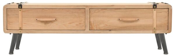 Tömör fenyő TV-szekrény 120 x 33 x 35 cm
