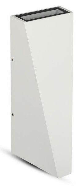 V-TAC 6W kültéri, fehér, fali LED lámpa meleg fehér - SKU 8295