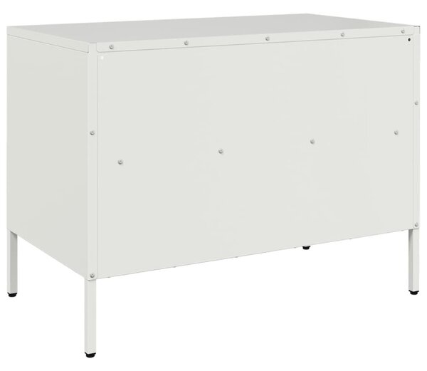 Fehér acél TV-szekrény 68 x 39 x 50,5 cm