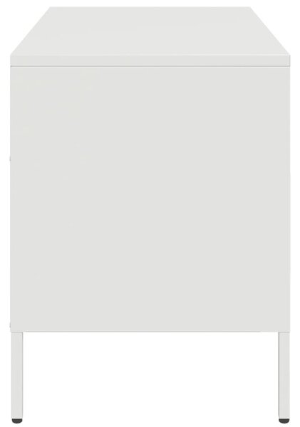 Fehér acél TV-szekrény 68 x 39 x 50,5 cm