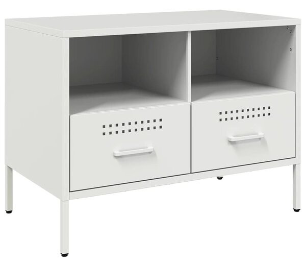Fehér acél TV-szekrény 68 x 39 x 50,5 cm