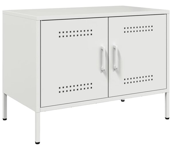 Fehér acél TV-szekrény 68 x 39 x 50,5 cm