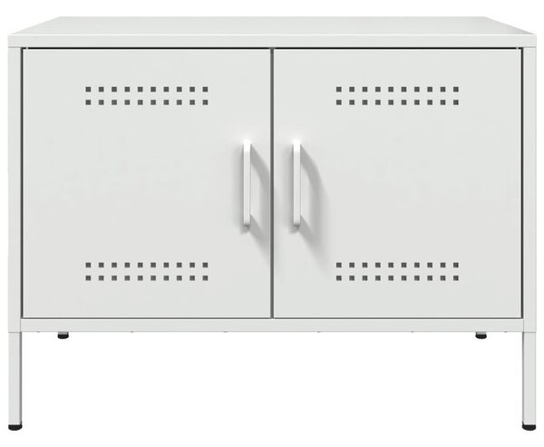 Fehér acél TV-szekrény 68 x 39 x 50,5 cm