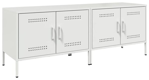 2 db fehér acél TV-szekrény 68 x 39 x 50,5 cm
