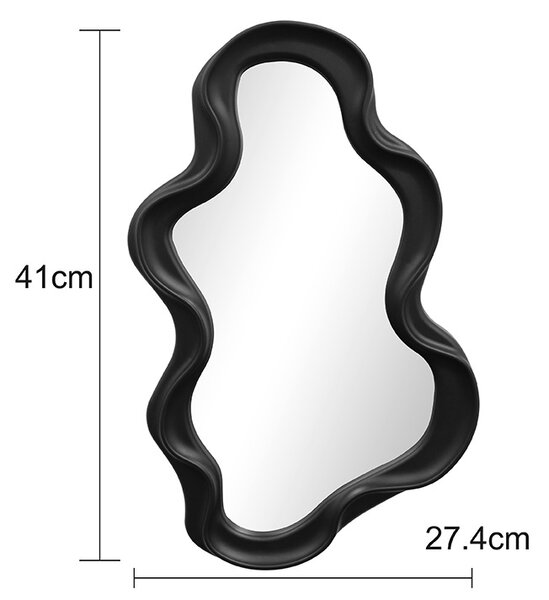 Oglinda, Liquid, Negru, 26x2.7x39 cm