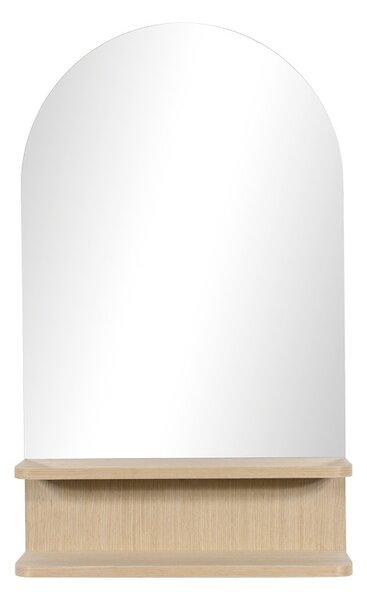 Oglinda cu raft, Mensola, Natural, 45.7x12.7x76.2 cm