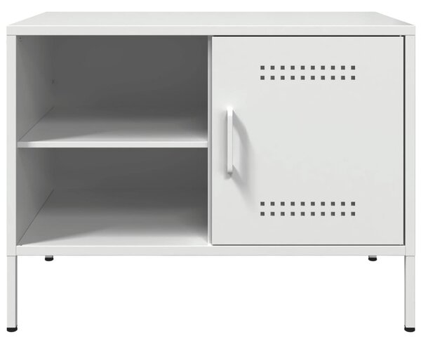 Fehér acél TV-szekrény 68 x 39 x 50,5 cm