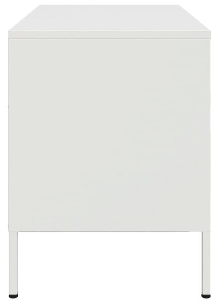 Fehér acél TV-szekrény 68 x 39 x 50,5 cm