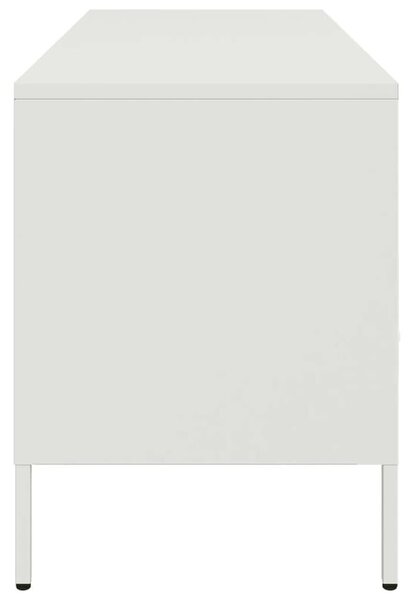 Fehér acél TV-szekrény 100,5 x 39 x 50,5 cm