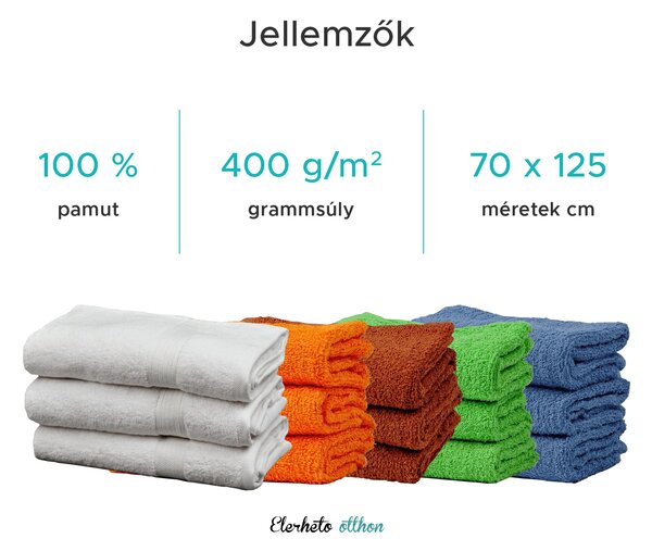 SOFT fürdőlepedő 70x125 cm fehér, 100% pamut