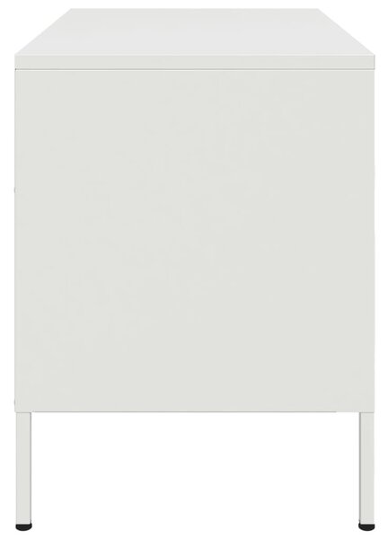Fehér acél TV-szekrény 68 x 39 x 50,5 cm