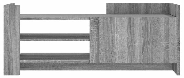 Szürke sonoma színű szerelt fa TV-szekrény 100 x 35 x 40 cm