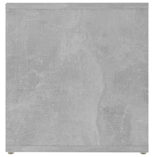 2 db betonszürke szerelt fa TV-szekrény 72 x 35 x 36,5 cm
