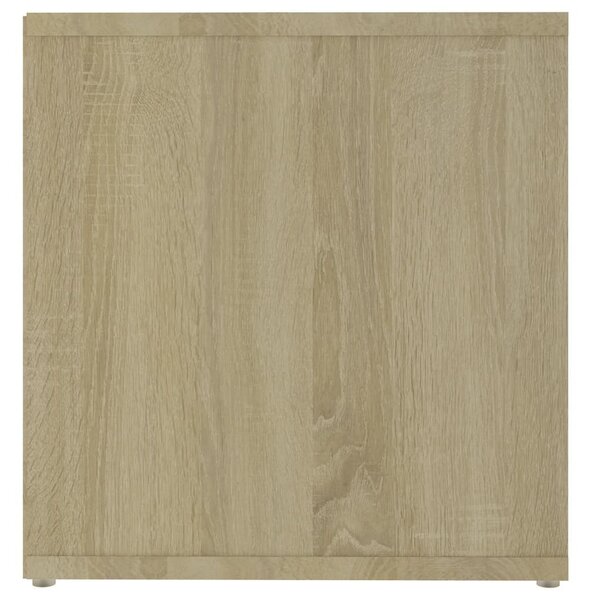 2 db sonoma tölgy színű szerelt fa TV-szekrény 72x35x36,5 cm