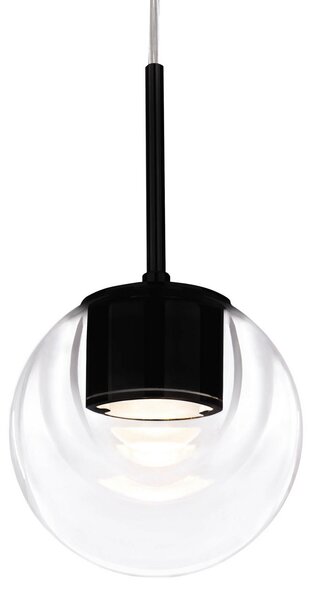 Függőlámpa kdln, Dew, dimmable, Fekete, Konyha, Üveg, Dizájn