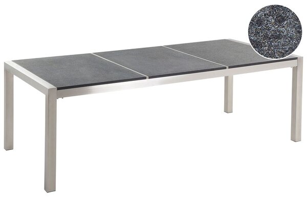 Kerti asztal GROSSETO 220 cm 100 cm Gránit Égetett Grafitszürke