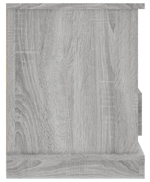 Szürke sonoma színű szerelt fa TV-szekrény 93x35,5x45 cm