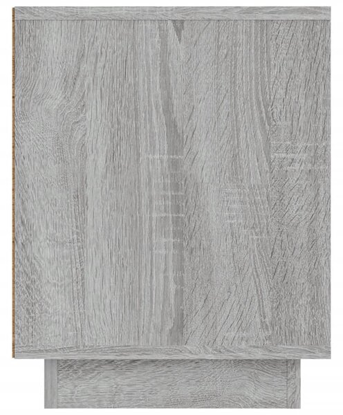 Szürke sonoma színű szerelt fa TV-szekrény 80x35x45 cm