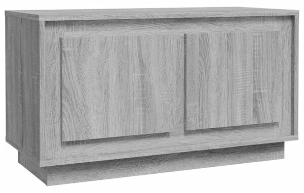 Szürke sonoma színű szerelt fa TV-szekrény 80x35x45 cm