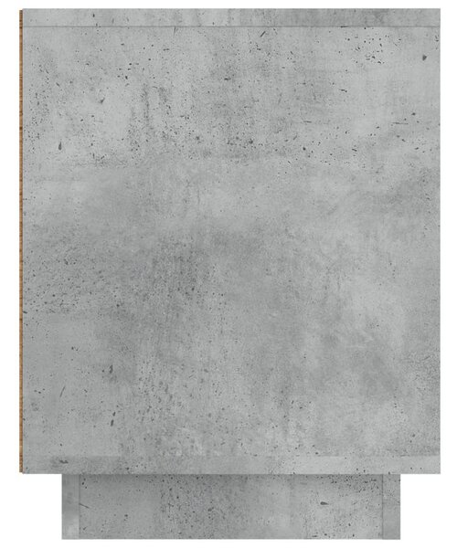Betonszürke szerelt fa TV-szekrény 80x35x45 cm