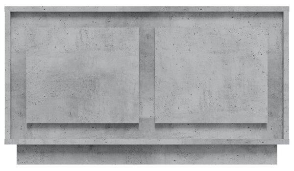 Betonszürke szerelt fa TV-szekrény 80x35x45 cm