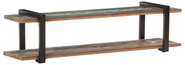Tömör újrahasznosított fa TV-szekrény 160 x 40 x 40 cm